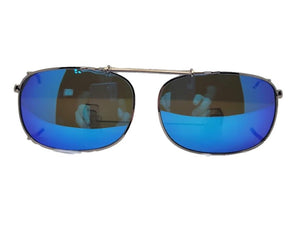 Rectangle Polarized Clip On Sunglasses