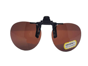 Non Polarized Round Flip Up Sunglasses