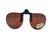 Non Polarized Round Flip Up Sunglasses