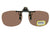 Rectangle Non Polarized Amber Flip-up Black Frame