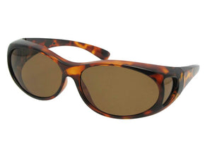 Style F3 Best Small Size Polarized Over Glasses Tortoise Brown Lenses