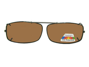 Extra Skinny Rectangle Polarized Amber Black Polarized Amber Lenses