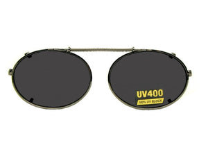 Oval Non Polarized Clip-on