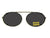 Oval Non Polarized Clip-on