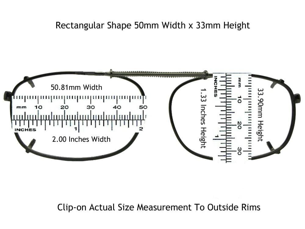 Rectangle Non Polarized Yellow Clip-ons Pewter Frame