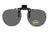 Non Polarized Round Flip Up Sunglasses