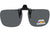 Square Polarized Flip Up Black Gray Lenses